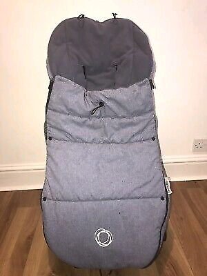 bugaboo blue melange footmuff
